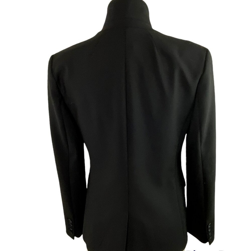 J.Crew $198 Petite Regent Blazer Four-Season Stretch Black Size 12P K5964 - Picture 6 of 11